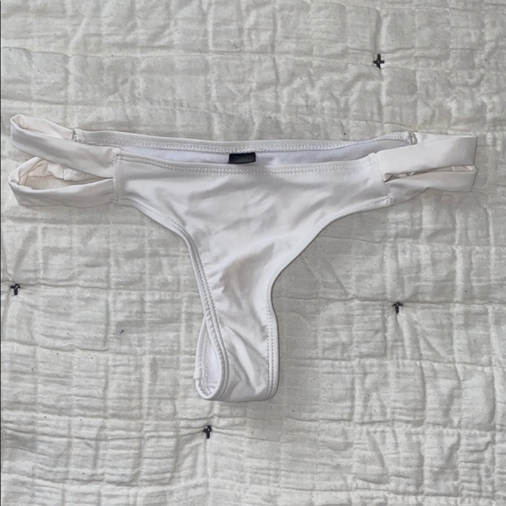 WHITE BOUTINE LA BIKINI BOTTOMS